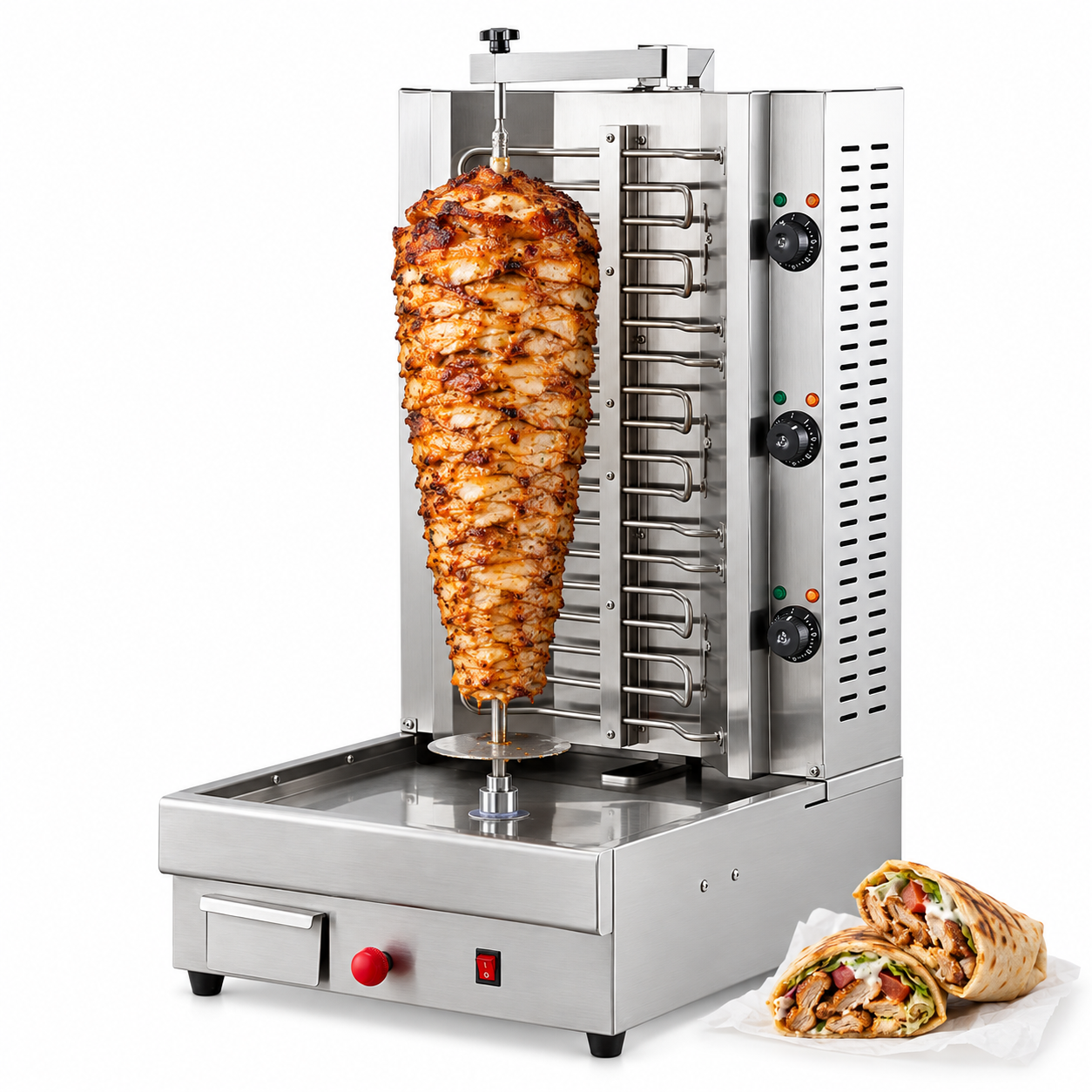 Hopert PRO-EB-808 с мясом на вертеле и готовой шаурмой