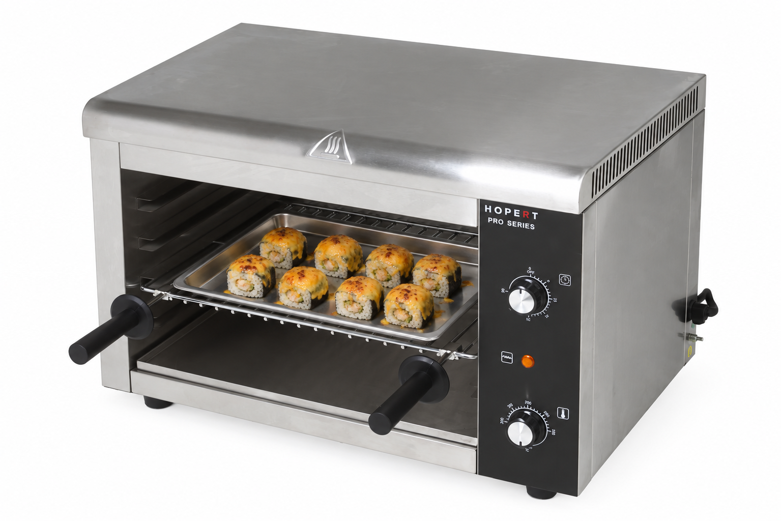 Hopert PRO ES-938 с запечёнными роллами и чеддером