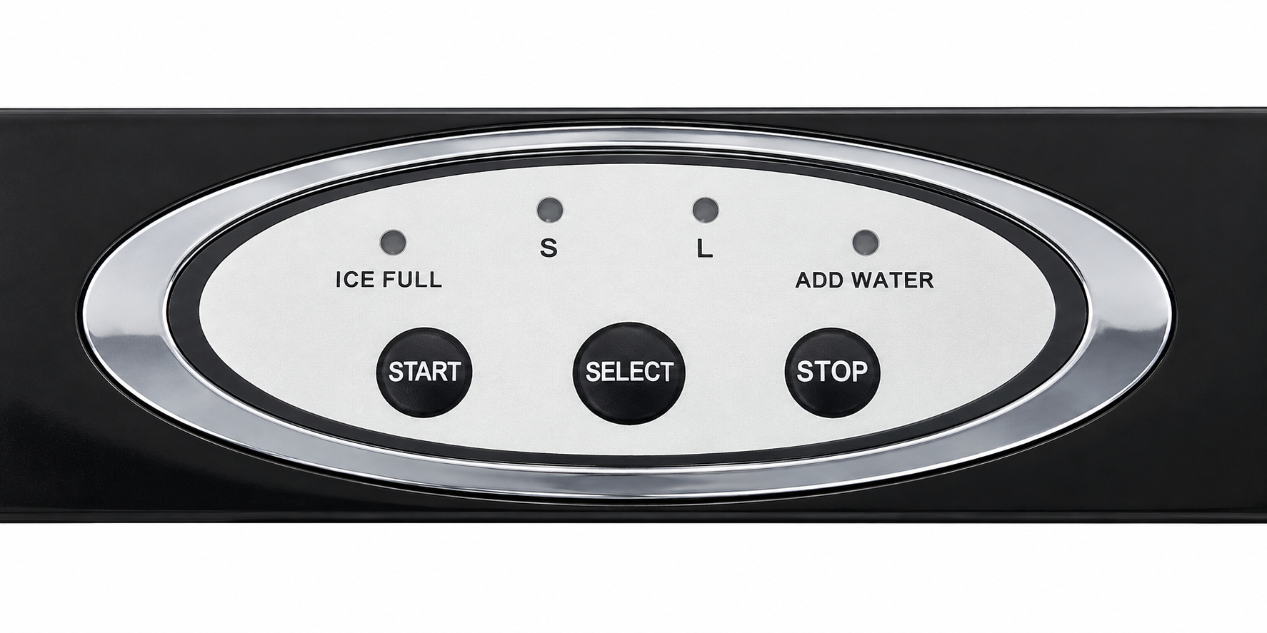 Настоящая панель ICE-IMZ15: START SELECT STOP, S L, ICE FULL ADD WATER