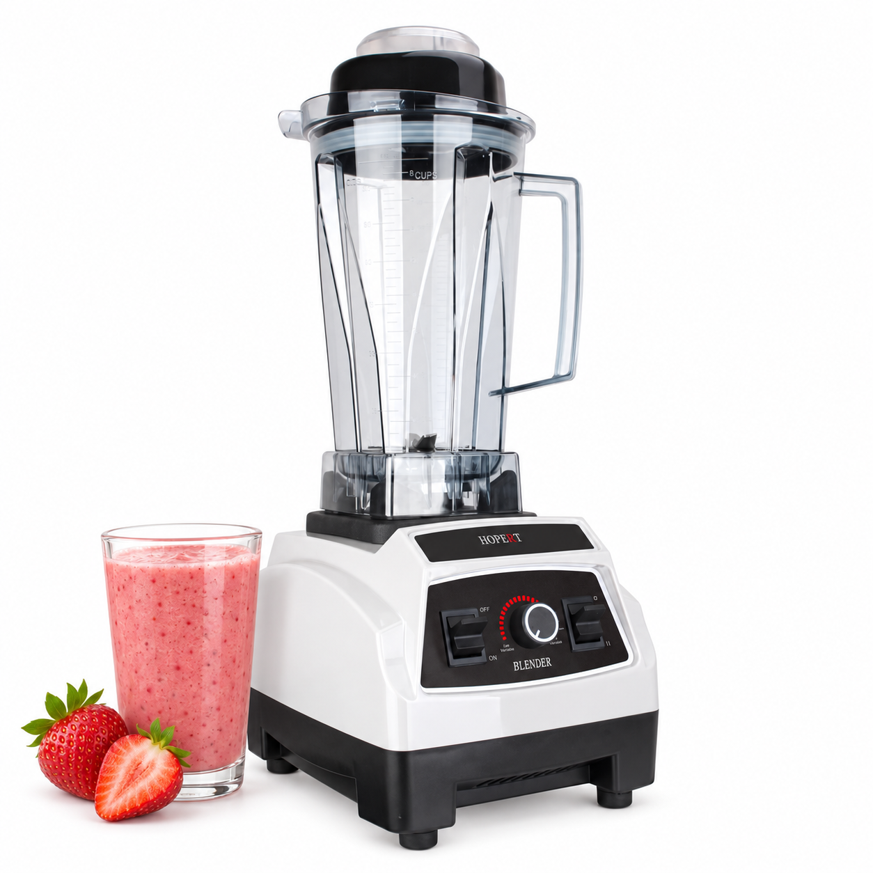 Hopert PRO SF-805 со стаканом клубничного смузи