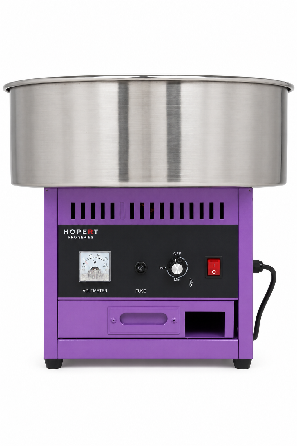 Фиолетовый Hopert PRO-MH-500 с установленной большой чашей