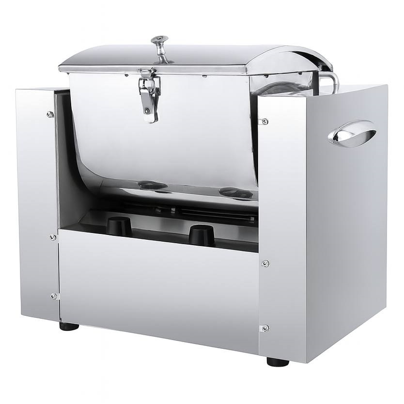 Оригинальное фото тестомеса Hopert PRO-HO-3 с закрытой металлической крышкой