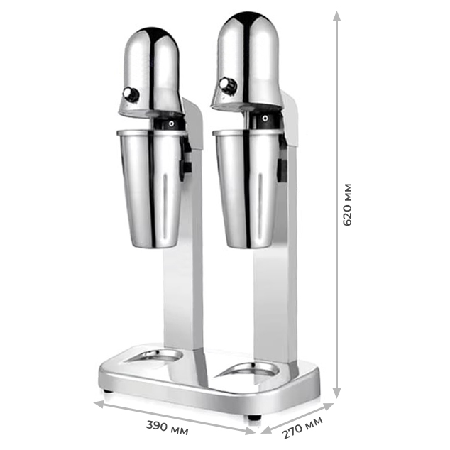 Миксер для молочных коктейлей Hopert PRO MS-2-2 — купить в Барное оборудование Hopert
