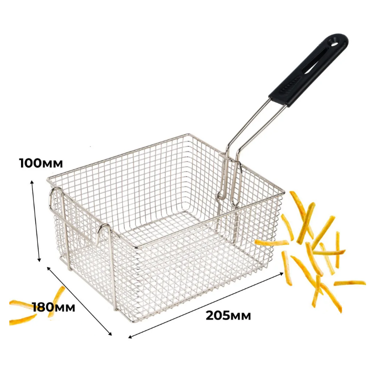 Корзина для фритюрницы Hopert DF6L 6л для моделей EF6 (толстая) (240х185х100) — купить в Аксессуары и запчасти Hopert