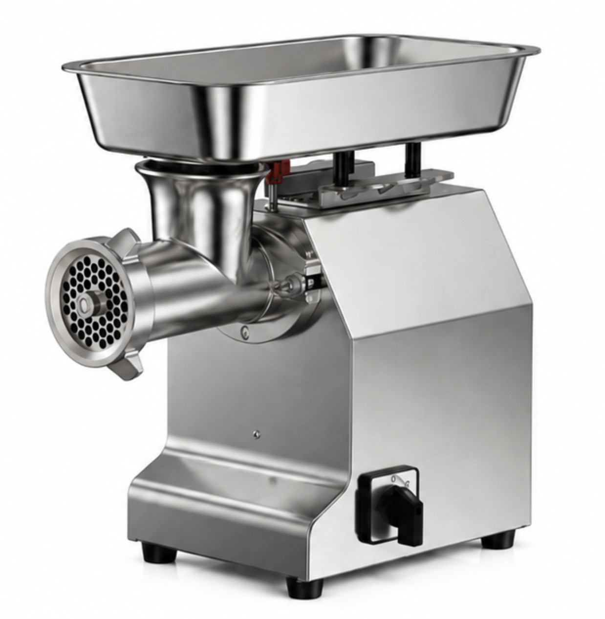 Мясорубка профессиональная Hopert PRO-22SS, нержавеющая сталь, мотор медь — купить в Измельчители и овощерезки Hopert