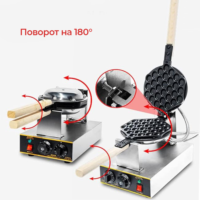 Вафельница для гонконгских вафель Hopert PRO-FQ-6 — купить в Тепловое оборудование Hopert
