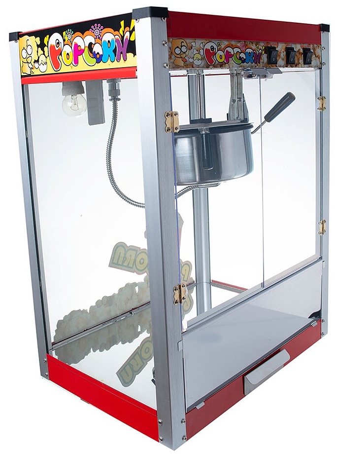 Аппарат для попкорна Hopert PRO-EB-801 — купить в Оборудование для фаст-фуд Hopert