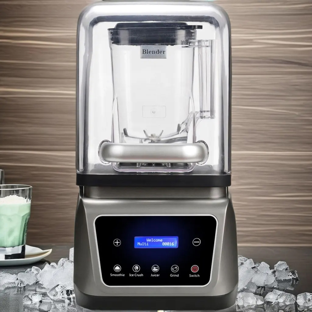 Блендер с шумоизоляцией Hopert PRO SF-820 электронная панель — купить в Барное оборудование Hopert