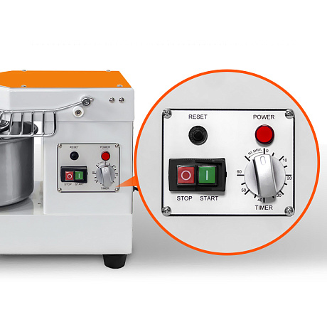 Тестомес спиральный Hopert PRO DH-8, загрузка 3 кг