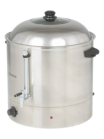 Аппарат для кукурузы Hopert PRO AG-48 (с внутренней сетчатой корзиной) с нержавеющим краном