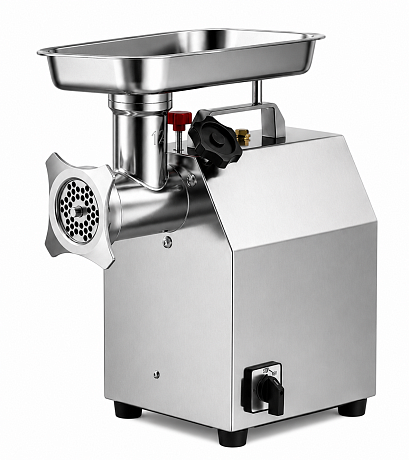 Мясорубка профессиональная Hopert PRO-12SS, нержавеющая сталь, мотор медь