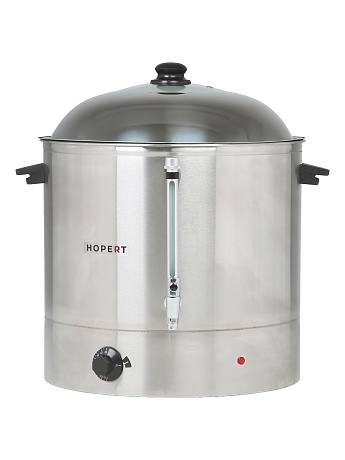 Аппарат для кукурузы Hopert PRO AG-48 (с внутренней сетчатой корзиной) с нержавеющим краном