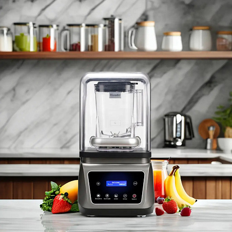 Блендер с шумоизоляцией Hopert PRO SF-820 электронная панель