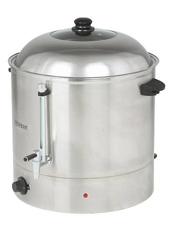 Аппарат для кукурузы Hopert PRO AG-48 (с внутренней сетчатой корзиной) с нержавеющим краном