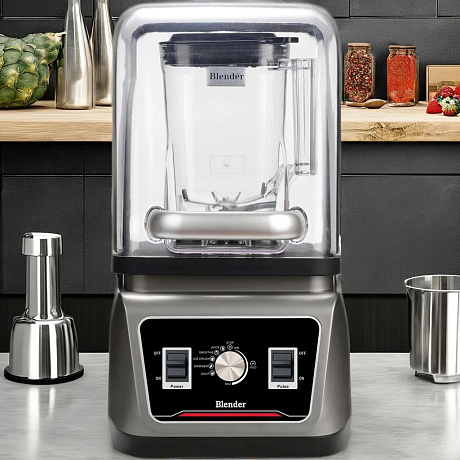 Блендер с шумоизоляцией Hopert PRO SF-820M механическая панель