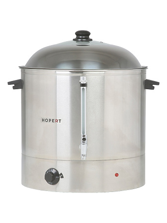 Аппарат для кукурузы Hopert PRO AG-48 (с внутренней сетчатой корзиной) с нержавеющим краном